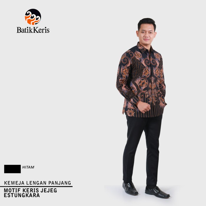 Hards Batik Keris Kemeja Lengan Panjang Keris Jejeg Estungkara