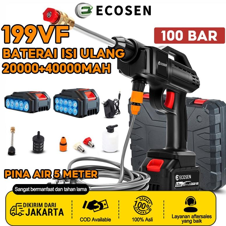 Promo 12.12 199V Alat Cuci Mobil Jet Cleaner Tekanan Tinggi AC Pompa Steam Mesin Cuci Steam Mobil da
