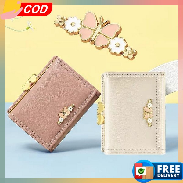 Dopet Mewah Dompet Wanita Import Clutch Dual Domet Murah Kecil Fompet Lipat Tebal Dompet Wanita Impo