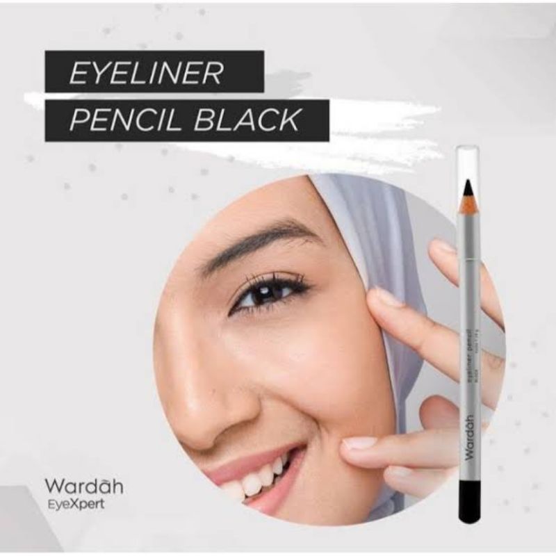 WARDAH Eyeliner Waterproof Pencil Black