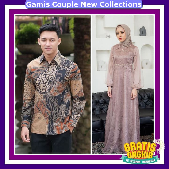 Gami Kauple Famili Terbaru 2024 Bju Muslim Wanita Terbaru Baju Lebaran 2024 Couple Keluarga Bj Caupl