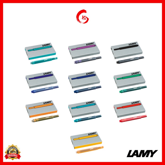 

Promo Lamy Ink Cartridge Refill T-10 - Set 5 High Quality