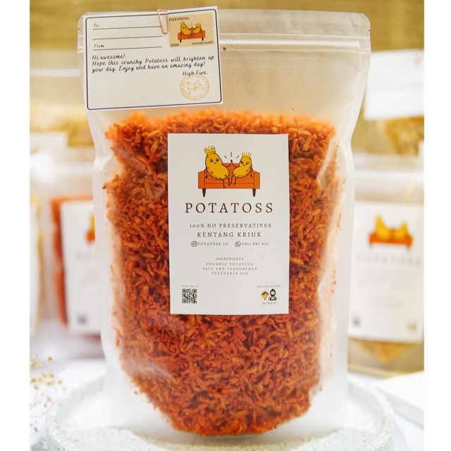 

(Jumbo - Spicy) Potatoss Kentang Kriuk 500Gr
