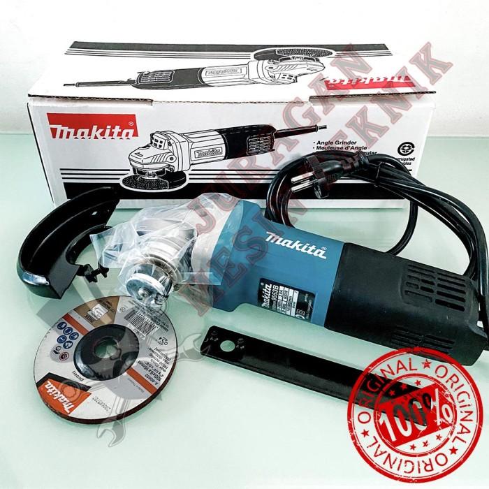 Makita 9553B Mesin Gerinda Tangan 4 Inch 9553-B Angle Grinder Original