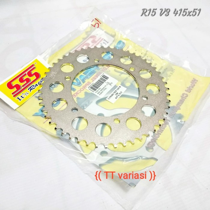 Gear Belakang Sss R15 V3 415 - 51T 52T
