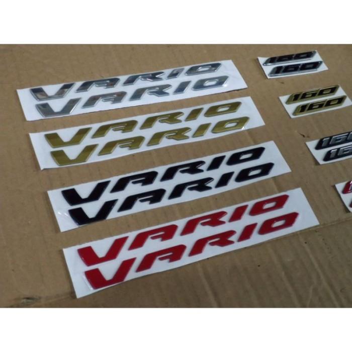 Emblem Vario 160 Timbul Sepasang Bahan Plastik Abs