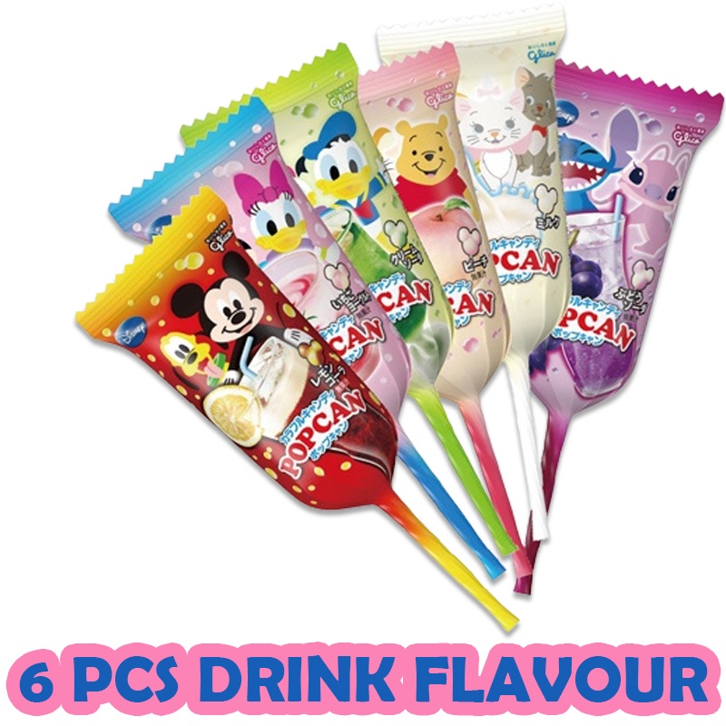 

(Paket 6 Pcs) Pop Can Lollipop Candies Drink Flavour