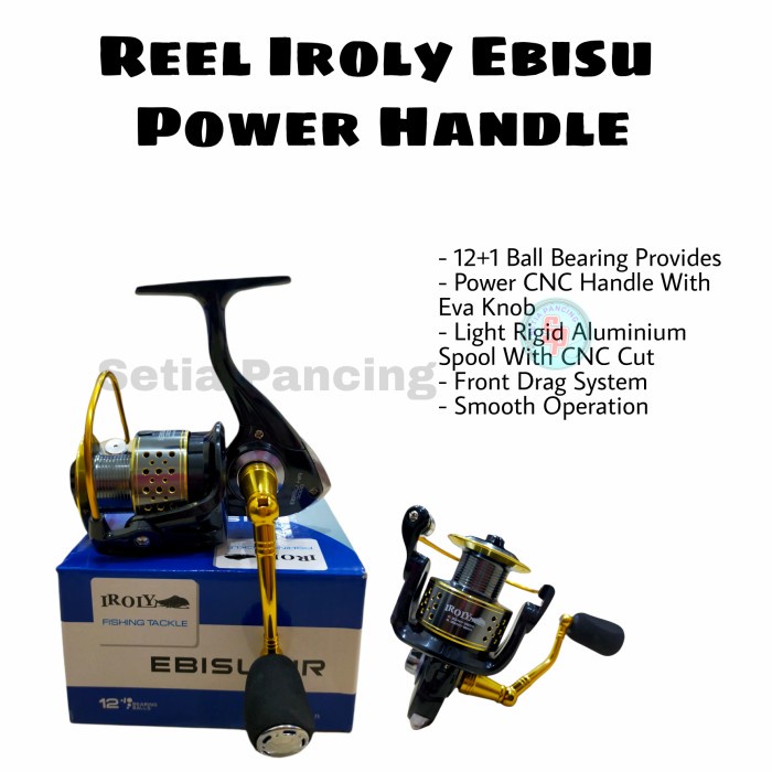 Reel Iroly EBISU 3000 Power Handle