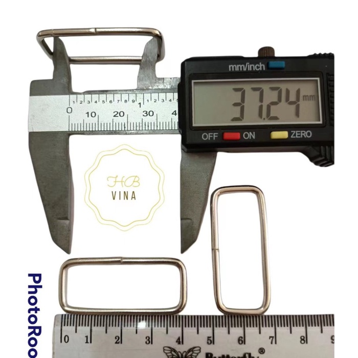 

ring kotak / ring tas ukuran 3,8cm /re-3811 tebal nikel / 100pcs