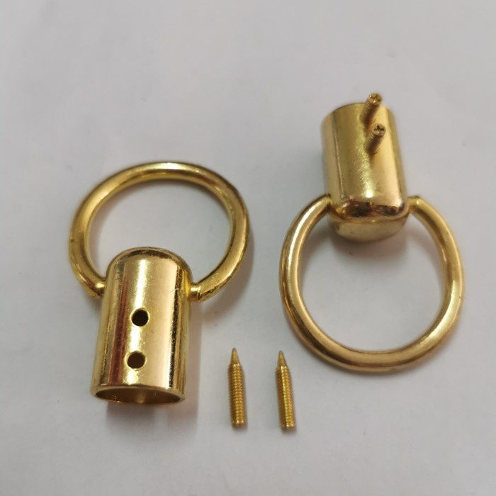 

lonceng ring 5cm + baut gold / 12pcs