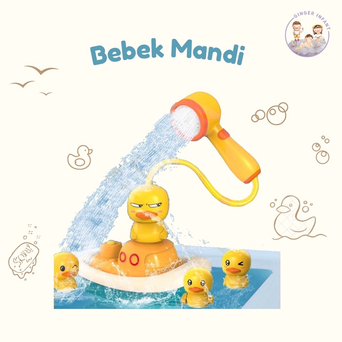 Promo Mainan Bebek Bebek Mandi - Mainan Mandi Bebek - Mainan Bebek Anak.