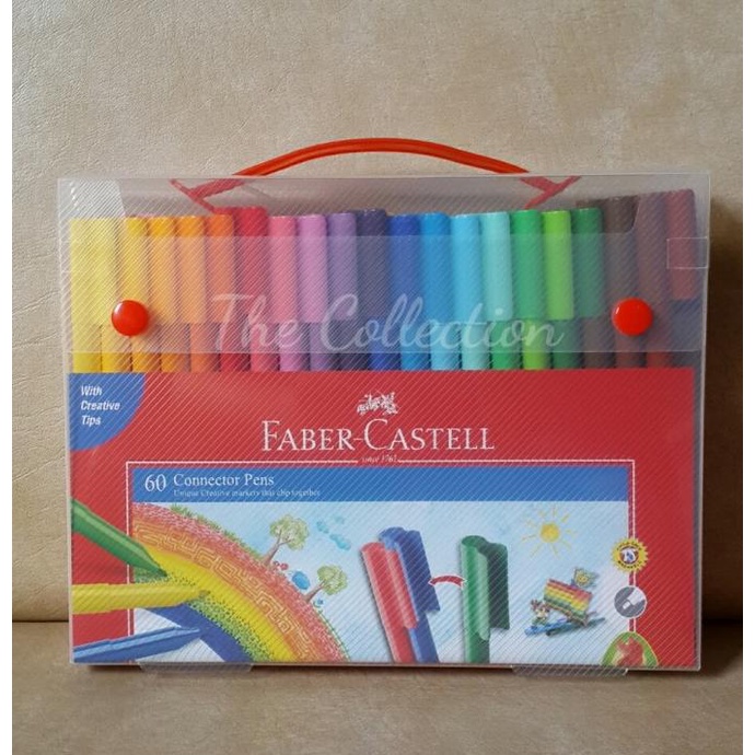 

ATK0240FC 60 warna Connector pen Faber-Castell 60 warna 155071 spidol