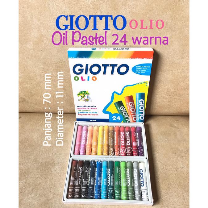 

ATK0662GT 24 warna Giotto OLIO Oil Pastel 293100 crayon