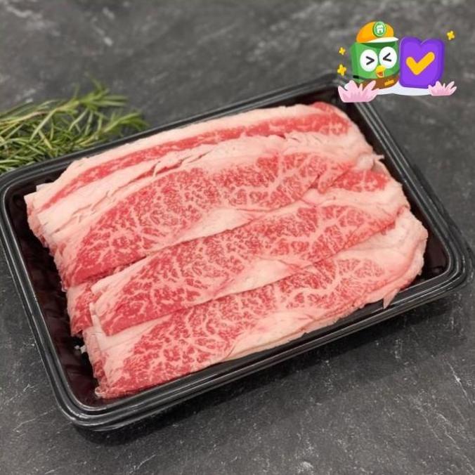 

Wagyu Prime Karubi Marbling 8-9 Beef Slice Fresh Cut! - 500Gr Original Purwinata