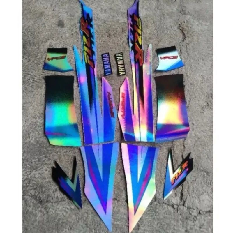 STRIPING VARIASI FIZ R BIRU 2003 HOLOGRAM