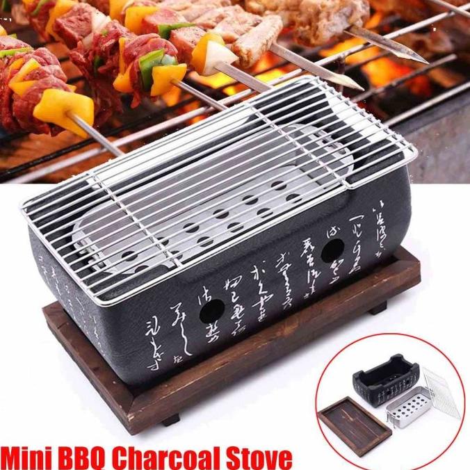 Japanese Korean BBQ Jepang Korea Alat Panggang Masak Portabel 24cm