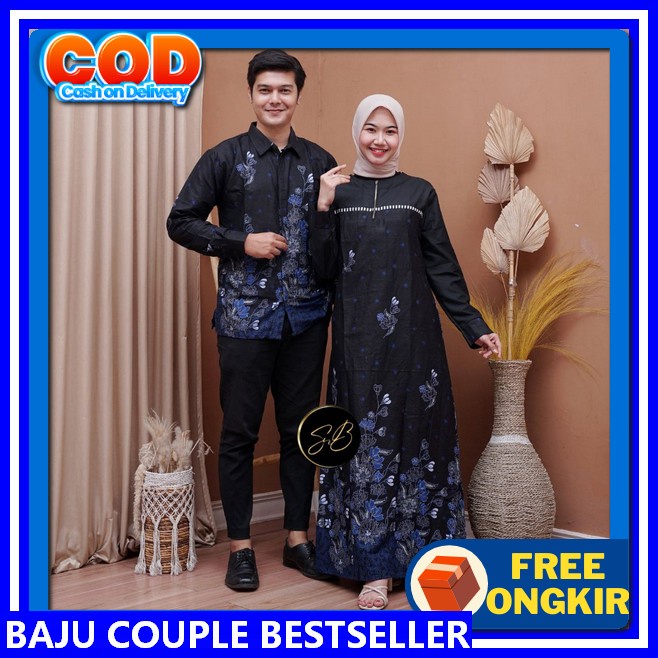 Gamis Couple Suami Istri 2024 Baju Kapelan Syari Lebaran Elegan Sarimbit Terbaru 2024 Ayah Viral Sar