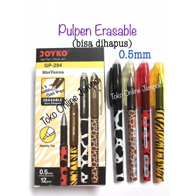 

Pulpen bisa hapus Erasable ANIMAL Needle Tip GP-294 JOYKO ATK1118JY