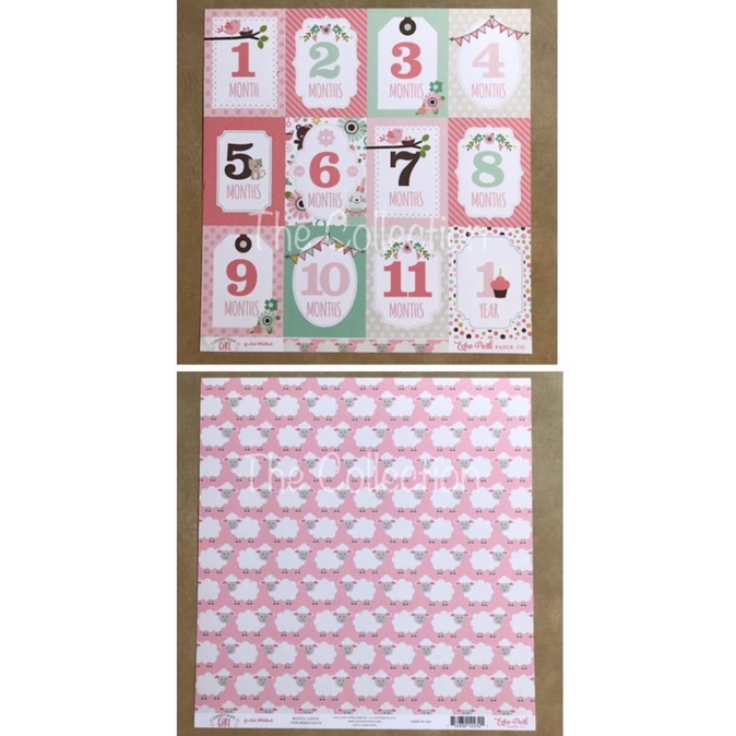 

Motif 1 Month Double Side Karton Scrapbook EP 752830122321 (1A) Craft