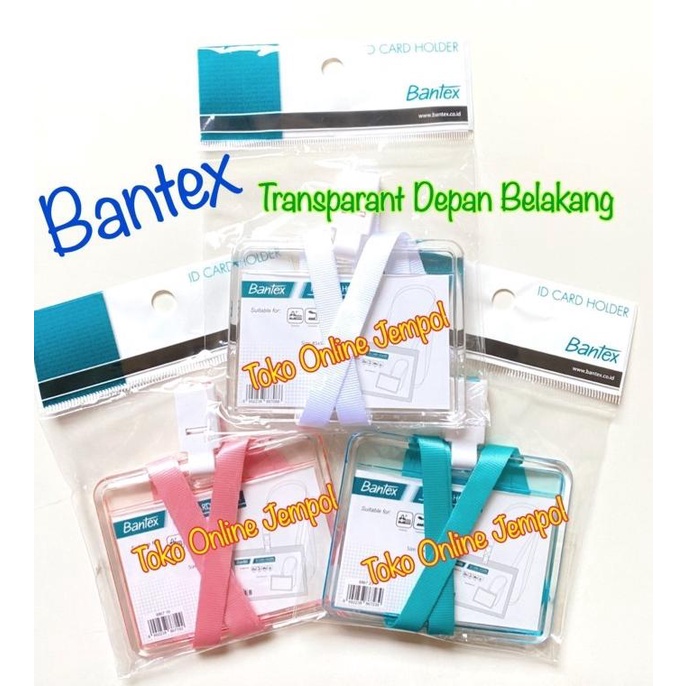 

Bantex ID Card TRANSPARANT Landscape TALI Tempat Kartu Name ATK1321BX