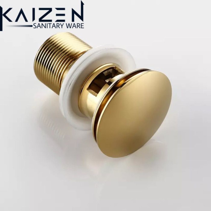 Yusan Afur Wastafel Gold Doff/Afur Tutup Lubang Wastafel Overflow