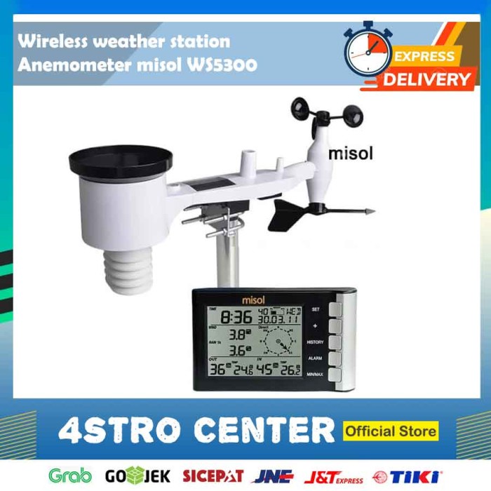 Wireless Weather Station Anemometer Misol Ws 5300 Ca Original