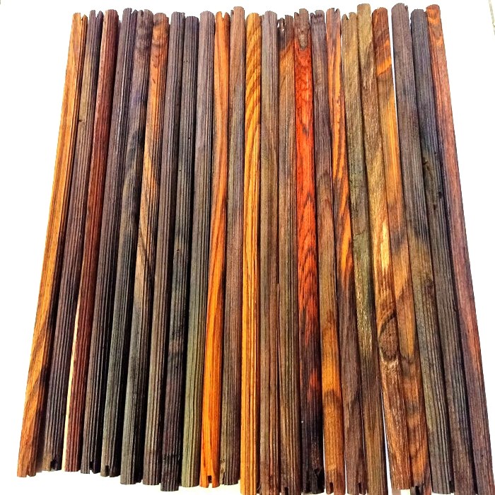 Tangkringan ulir lovebird kayu sonokeling 33cm