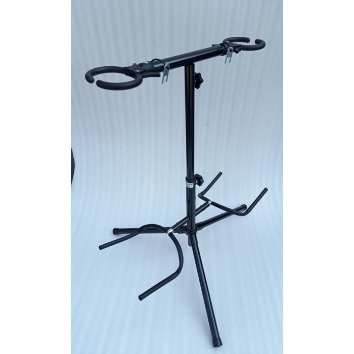 Promo Stand Gitar Double Harrier / Dudukan Gitar Untuk 2 Merk Harrier Taiwan