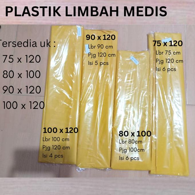 Kantong Plastik Sampah Kuning Medis