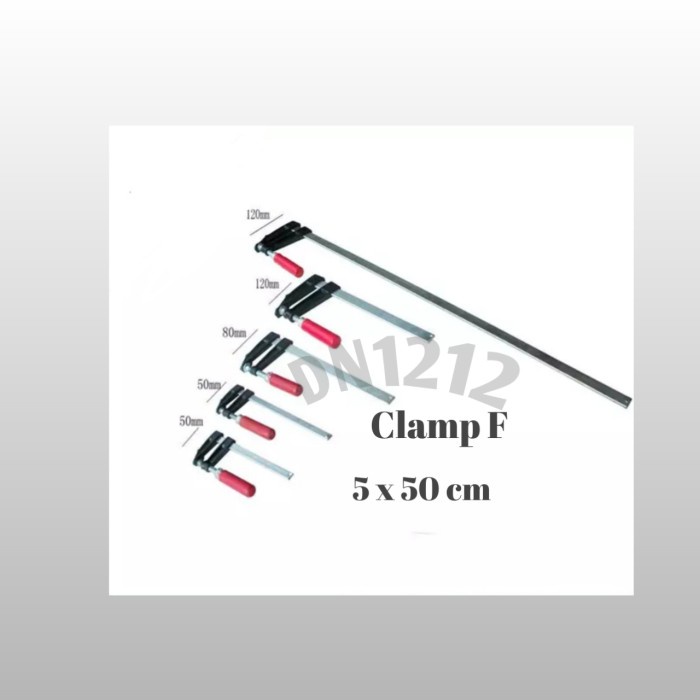 Termurah Klem F Size 5 X 50 Cm Clem F - Clam F Penjepit Kayu Murah