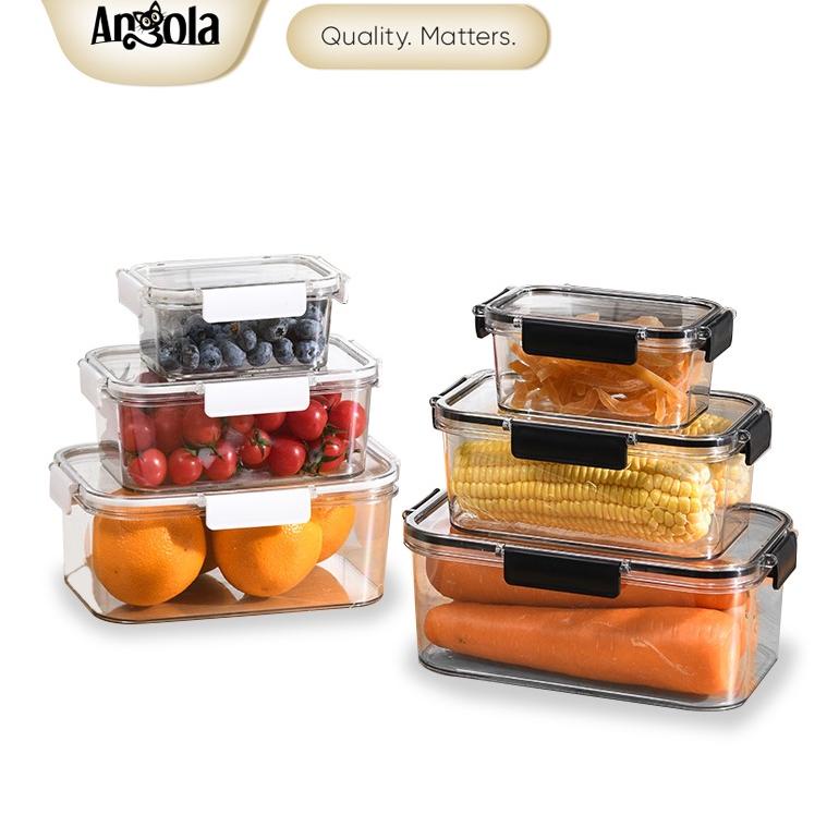 Murah [C60 & C44 BEDA MATERIAL] Angola Kontainer Makanan Kulkas C60-C62 Food Storage Box Kotak Penyi