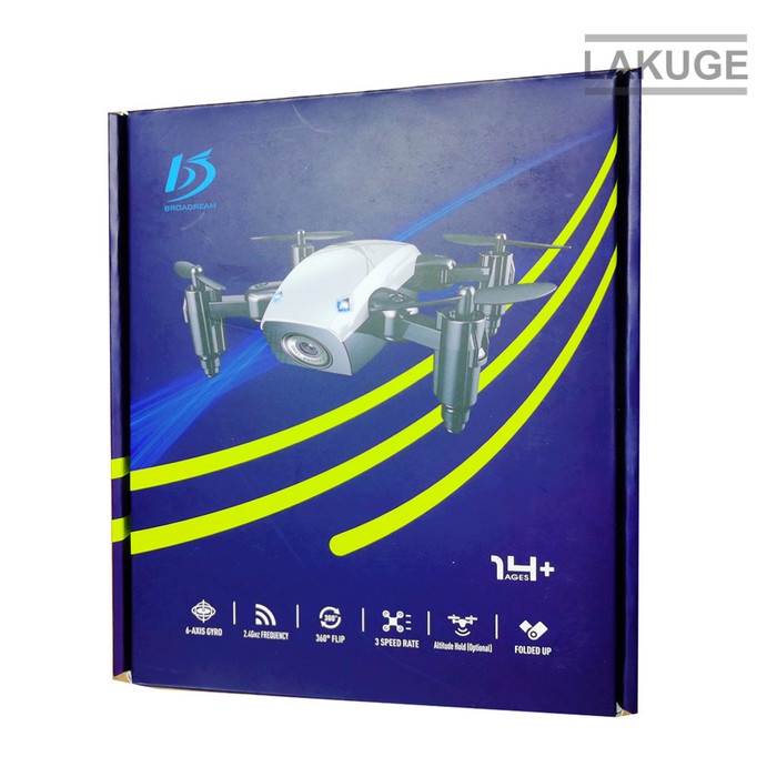 Drone Mini Pocket Quadcopter Foldable S9 White