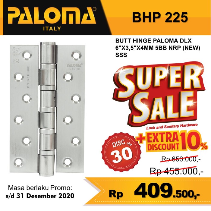 ✅Ori Engsel Pintu Berat Paloma  Bhp 225 Limited