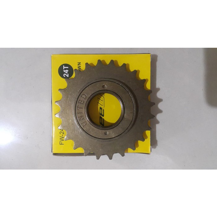 Gear/Gir Belakang 24 T/Freewheel 24T Sepeda United Best