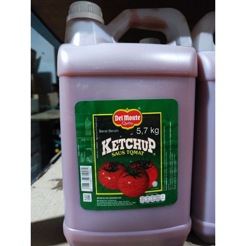 

Delmonte Saus Tomat Jerigen 5,7Kg