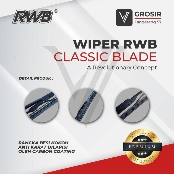Wiper Subaru Impreza Wrx Sti Va 2015-2020 Classic Blade Rwb Best