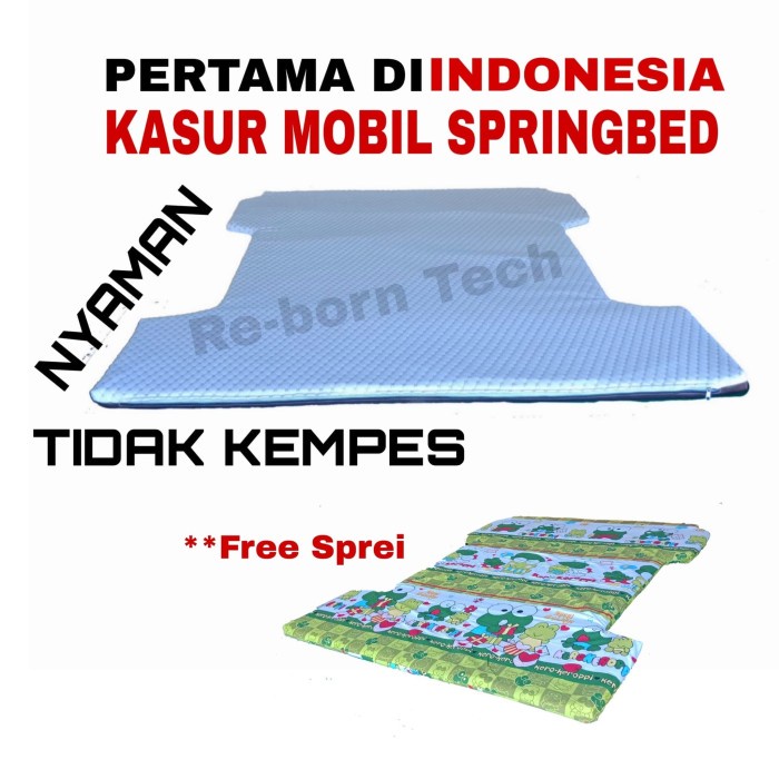 Bherby Kasur Springbed Mobil Pajero ,Fortuner+Travel Bag