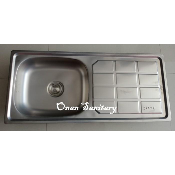 Bak Cuci Piring 96X43 Stainless