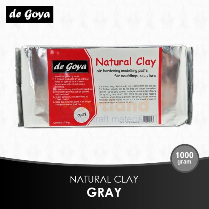 

De Goya Natural Clay Gray 1Kg