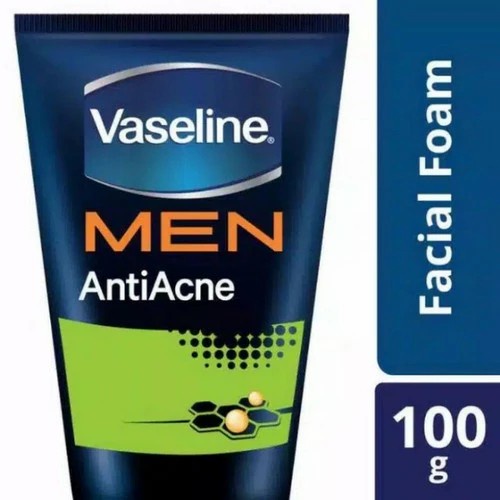 Terbaru Vaseline Men Anti Acne Facial Wash - 100Gr Twin Pack Sabun Cuci Muka
