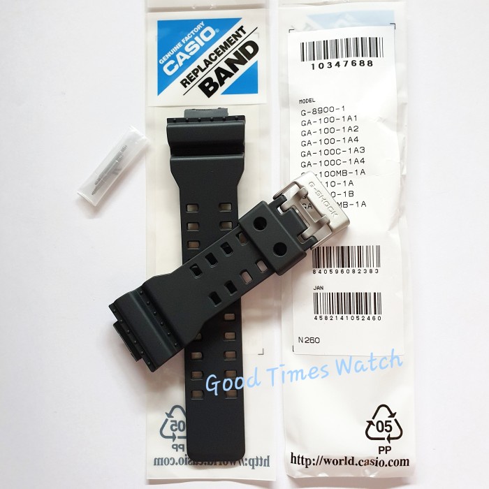 ✅New Ori Strap G-Shock Ga-100 Ga-110 Ga-120 Gd-100 Gdf-100 Ga-300 Original Terbatas