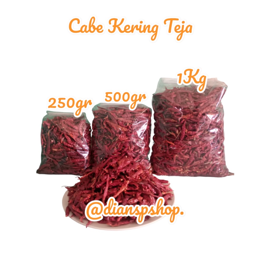 

Cabe Kering Teja 500Gr