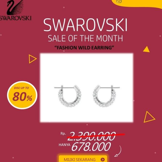 Promo Anting Swarovski Fashion Wild Earring Original 100% Limited Edition