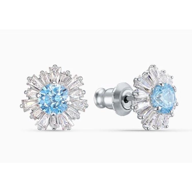Promo Anting Swarovski Sunshine Earring Blue Original 100% Berkualitas