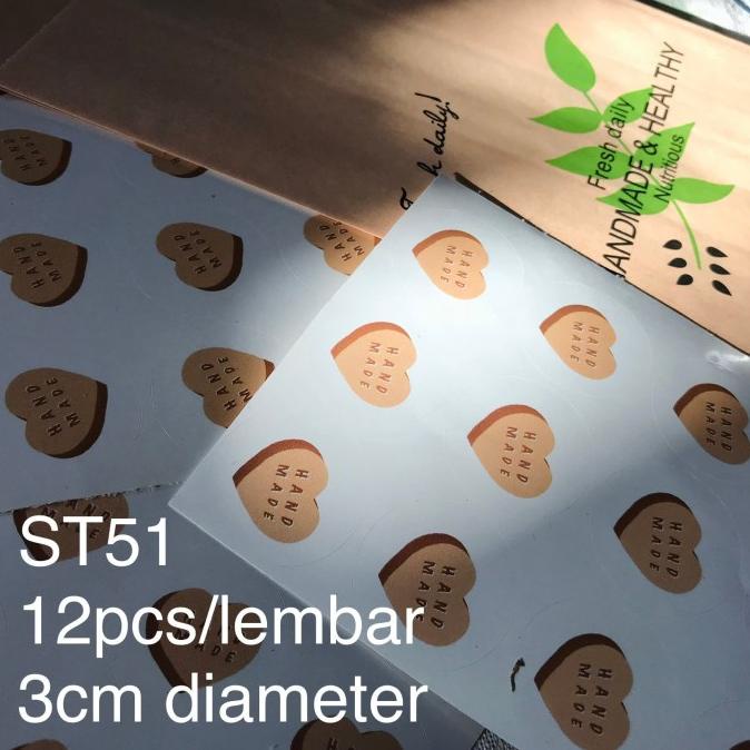 

Sticker Handmade Homemade Label Stiker St49 St50 St51 St52 St53 Limited Edition