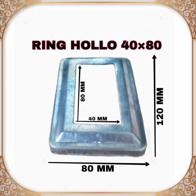 Best Ring Hollow 4080 Tapak Plat Besi