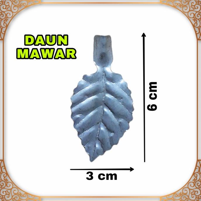 Best Daun Mawar Besi Ukuran Kecil Ornamen Pagar