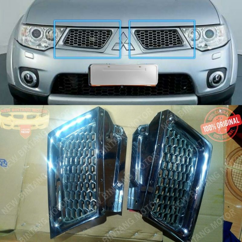 Grill pajero sport dakar 2010 2012 original