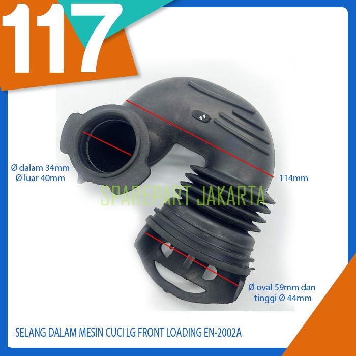 Selang Dalam Mesin Cuci Lg Front Loading En-2002A Wsm-117 Best