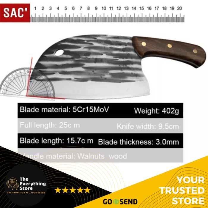 Japanese Super Knife - Pisau Jepang Original Tes